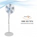 Orient Electric Wind Pro Stand-70 400 MM High Speed Pedestal Fan (White/Blue Tint)